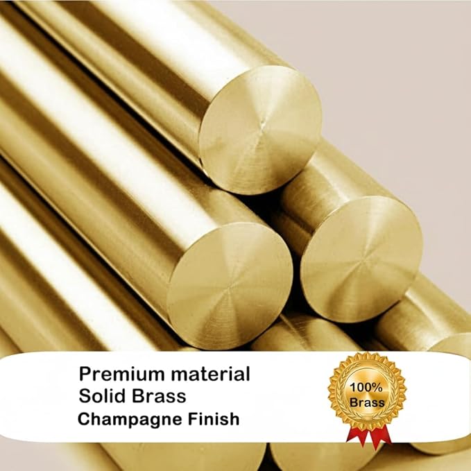 100% Solid Brass Hand Towel Holder, Champagne Bronze Towel Hook, Bathroom Towel Holder with Candle Holder for Wall Décor, Brass Bathroom Accessories, Wall Vase Holder