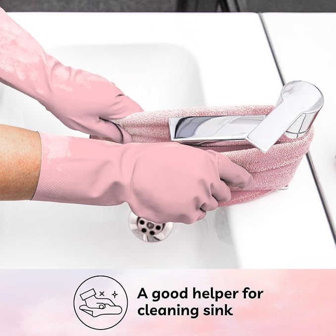 Toilet Brush, 2 Pack Toilet Scrubber Brush and Holder Set Bathroom Accessories, 14 Pcs Bathroom Cleaning Kit, Pink Toilet Bowl Brush and Holder with 5 Brush for Bathroom Bathtub Washbasin