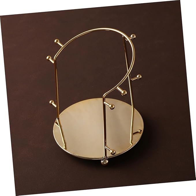 Cabilock Gold Jewelry Holder Stand Hair Band Organizer for Girls Hair Accessories Organizer Girls