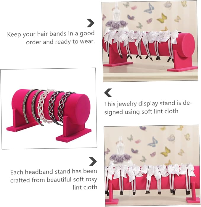 Beaupretty 1Pc Lint Cloth Hair Tie Display Rack Scrunchie Holder Stand for Hair Accessories Organizer for Home and Shop Decor