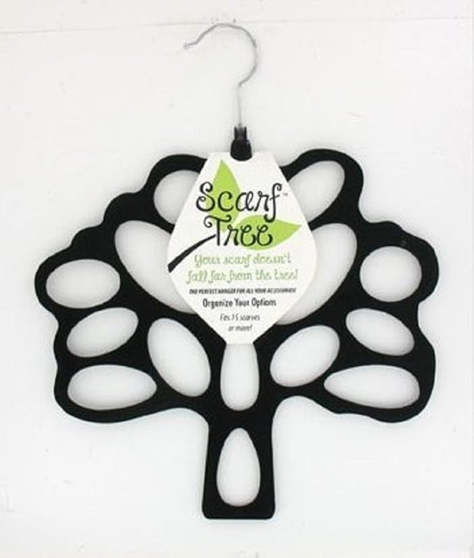 Velveteen Scarf Tree - Black