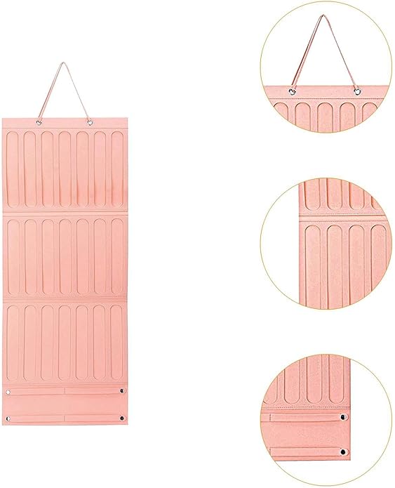 Hair Accessory Organizer Storage Wall Mount Wall Hanging Decor Hair Claw Clip Holder for Closet Door Room Barrettes Headwear