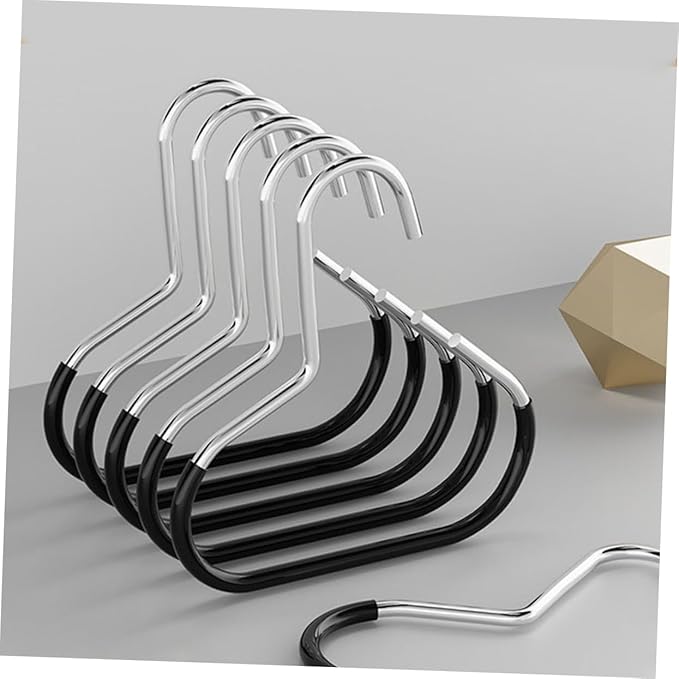 Mobestech 10pcs Non- Tie and Scarf Hanger Multi-Function Closet Organizer for Neckties Shawls and Scarves Design for Effortless Access and Marks