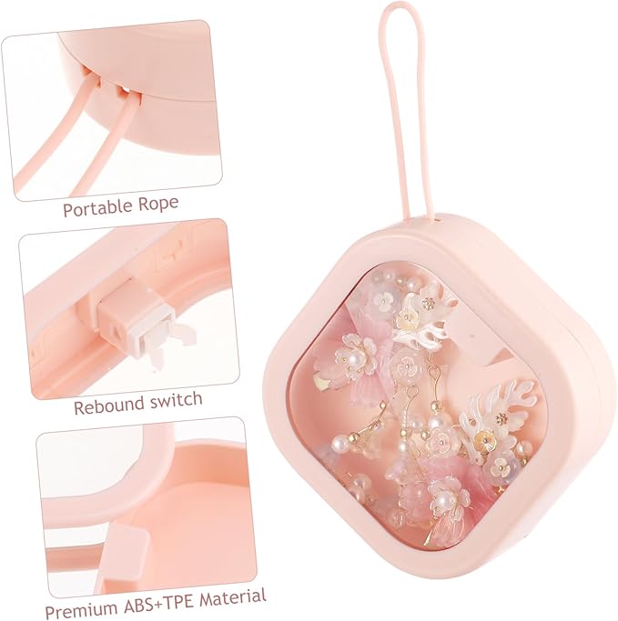 2pcs Hair Band Storage Box for Hair Accessories Organizer Box Portable Holder