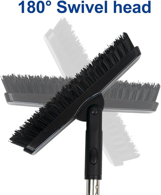 CELOX Grout Cleaner for Tile Floors, Shower Tile Floor Scrubber for Cleaning Baseboard Bathroom, Black