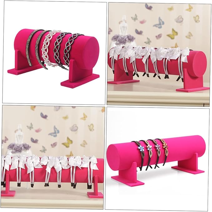 Beaupretty 1Pc Lint Cloth Hair Tie Display Rack Scrunchie Holder Stand for Hair Accessories Organizer for Home and Shop Decor