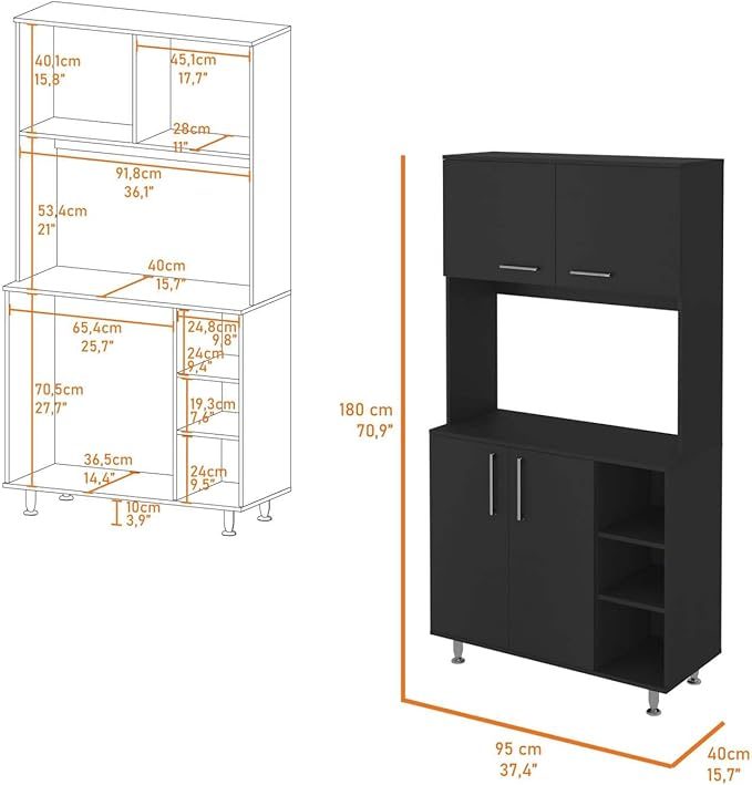 Sierra Black 5-Piece Garage Organization Set