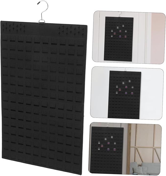 Earring Necklace Storage Hanging Jewelry Organizer Bag Wall-mounted Accessory Organizer