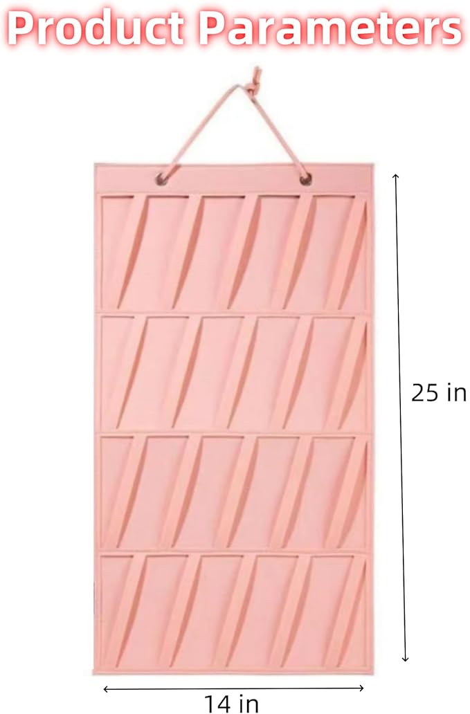 Hanging Claw Clip Organizer for Women Large Capacity Hair Bows Holder Hair Accessories Storage for Sunglasses, Hair Clips, Jewelry, Headbands, Claw Clips Organizer