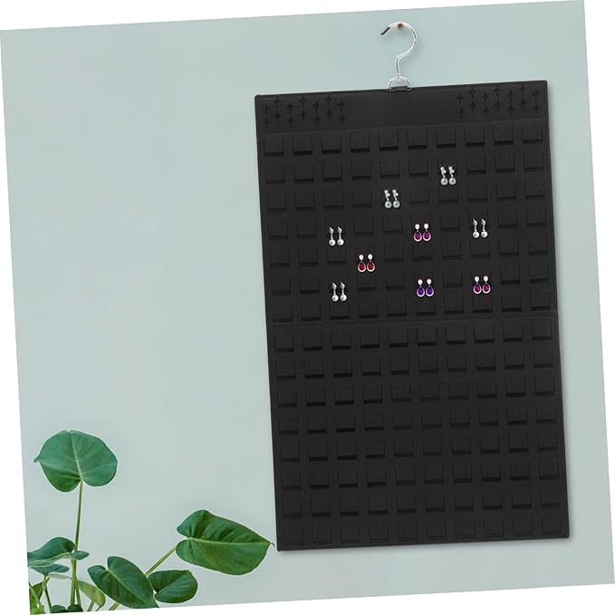 Earring Necklace Storage Hanging Jewelry Organizer Bag Wall-mounted Accessory Organizer