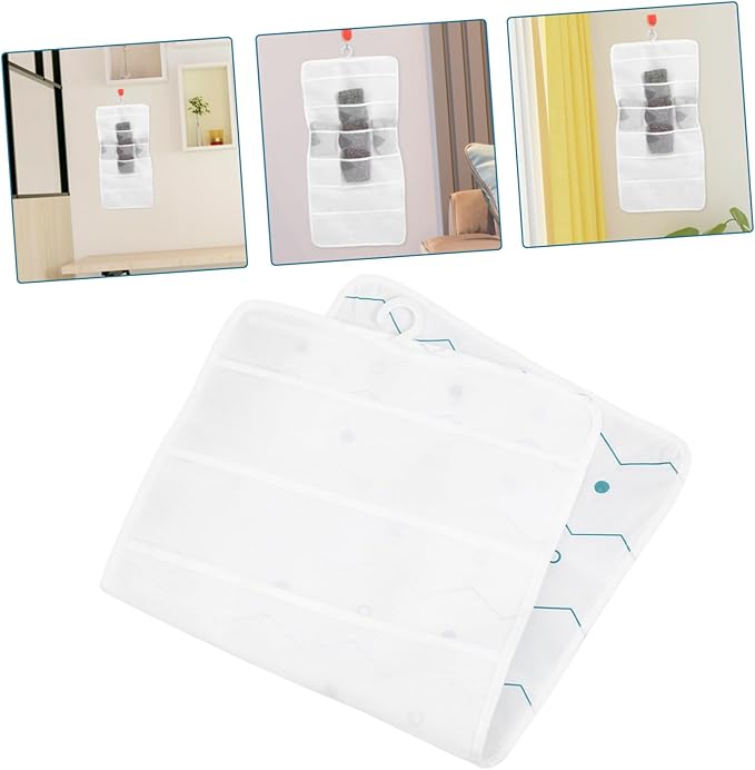 FRCOLOR 2pcs Hanging Hair Bow Organizer with Versatile Wall-mounted Storage for Hair Clips and Accessories for Girls Room Decor and Special Occasions