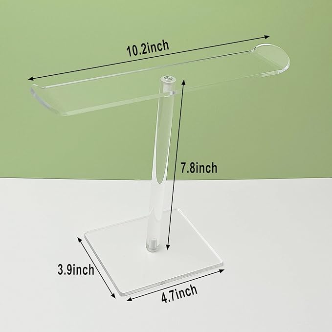 Bigfety Acrylic Headband Holder, Hair Accessories Organizer Clear Stand for Girls