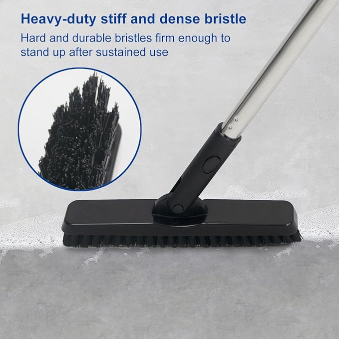CELOX Grout Cleaner for Tile Floors, Shower Tile Floor Scrubber for Cleaning Baseboard Bathroom, Black