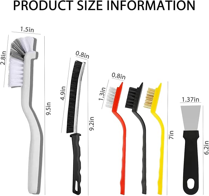 Crevice Cleaning Brush,Multifunctional Cleaning Brush Tool, Bathroom Gap Brush, Small Cleaning Brush, Grout Brush, Kitchen Brush, Cleaning Tools for Toilet, Bathroom, Home, Bathtub, Sink, Household