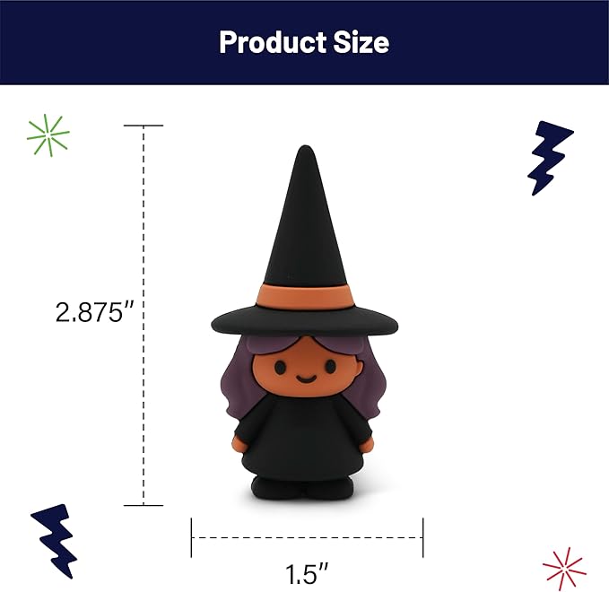 Figurine Ring Holder – Cute and Decorative Jewelry Organizer for Rings, Earrings & Small Accessories – Perfect for Vanity, Dresser, or Bathroom Countertop – Witch