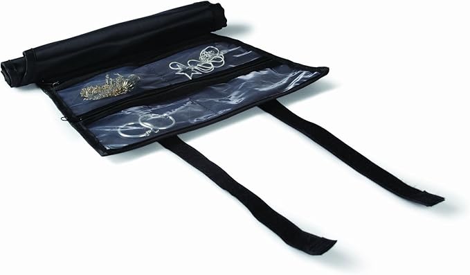 Umbra Little Black Dress Travel Jewelry Organizer, Black