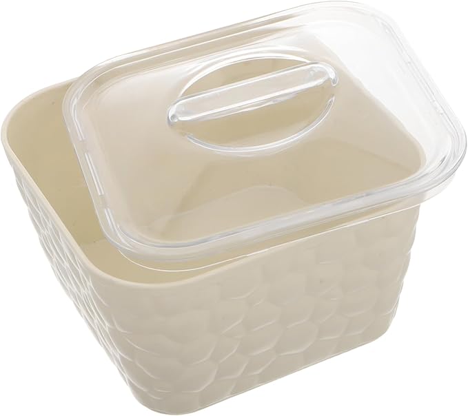 Hair Accessory Organizer Plastic Storage Box for Hair Ties Clips Jewelry Elegant Desktop Container for Home Office Craft Storage