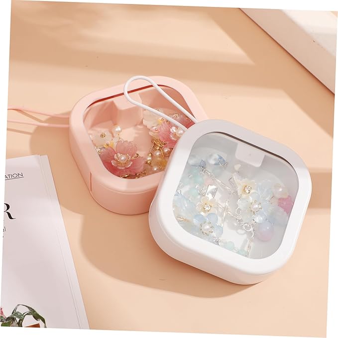 2pcs Hair Band Storage Box for Hair Accessories Organizer Box Portable Holder