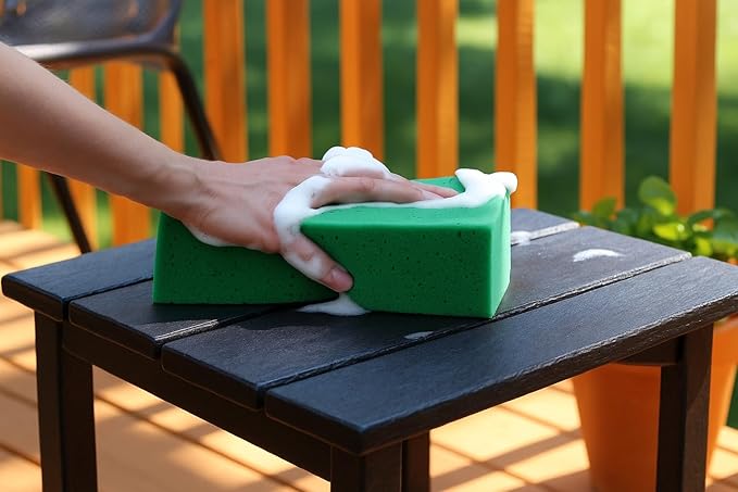 Multi-Purpose Sponges for Cleaning - Green 2 Pack, Large Sponges for Car Washing, Tile & Grout, All Purpose Cleaning