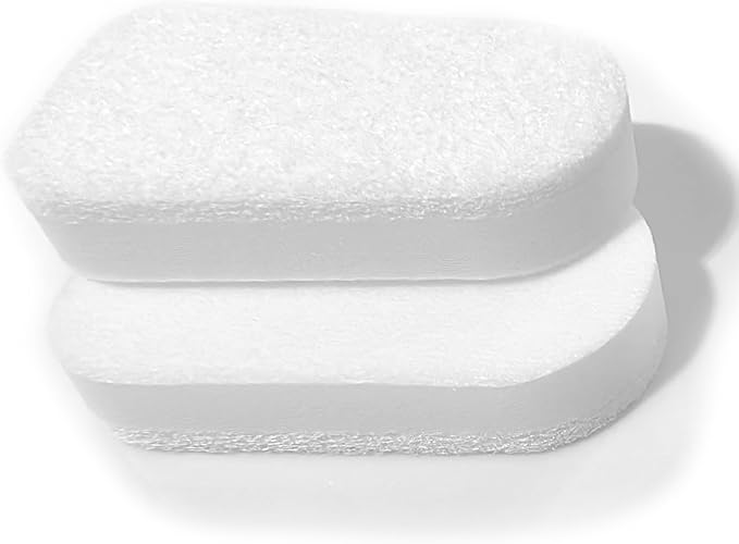 Long Handle Brush Sponge DIY Cleaning Sponge for Dishwashing Kitchen Toilet Bathroom Wash Cleaning Tool Accessory (Replaceable Sponge)