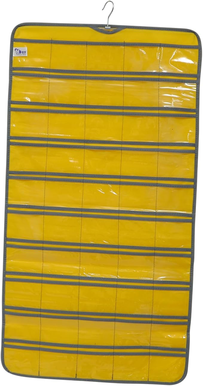 over The Door Organizer 50 Pockets Capacity Door Hanging Storage Card Pocket Underwear Sock Storage