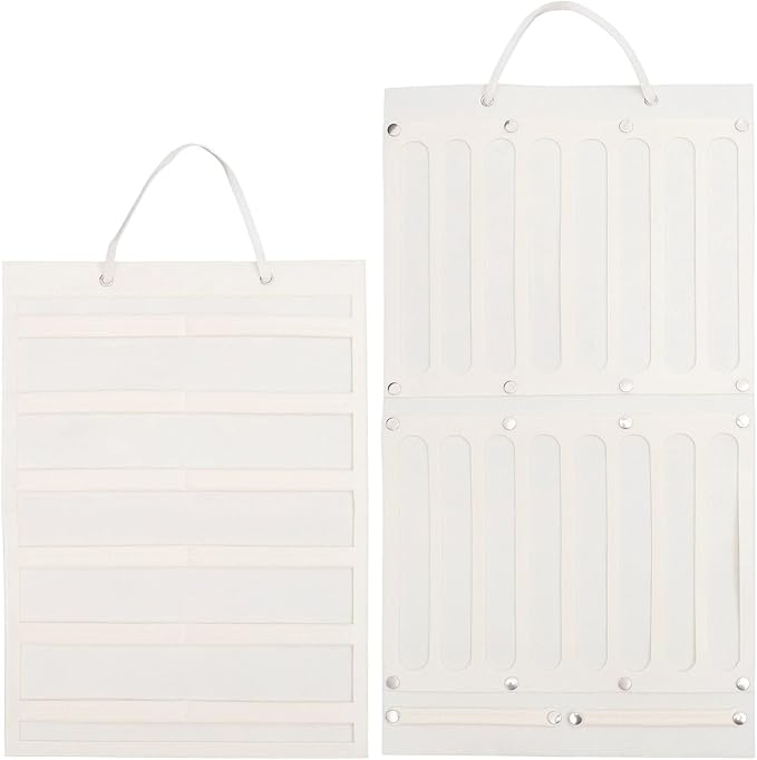 Cabilock 2pcs Wall Hanging Hair Accessories Organizer Hair Bow Holder Clip Rack for Neat Storage for Birthday Christmas and Everyday Use Display Board