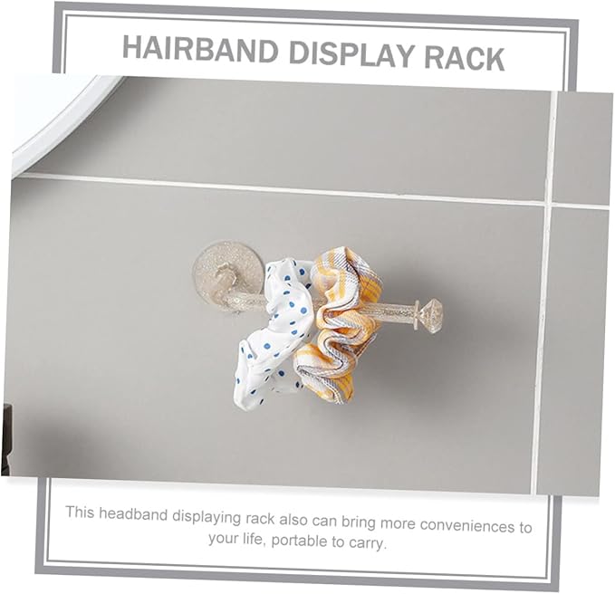 4pcs Headband Holder Stands Headband Display Rack Wall-mounted Hair Accessories Organizer Hairband Storage Rack
