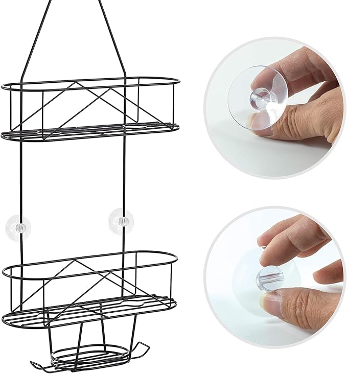 YeeBeny 12Pcs Shower Caddy Connectors - Heavy Strength Large Suction Cups Without Hooks, Replacement Suction Cups Compatible with Zenna Home, Simple Houseware, GeekDigg