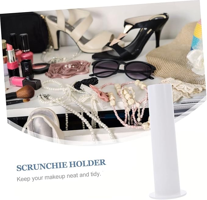 Hair Ties Elastic Holder Organizer Acrylic Scrunchie Holder Stand Hair Accessory Organizer Women