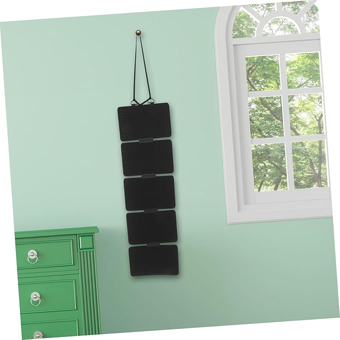 ARTIBETTER Hanging Earring Organizer Pages Wall-mounted Felt Jewelry Storage for Earrings and Badges Space-saving Design Sleek Aesthetic for Home Decor