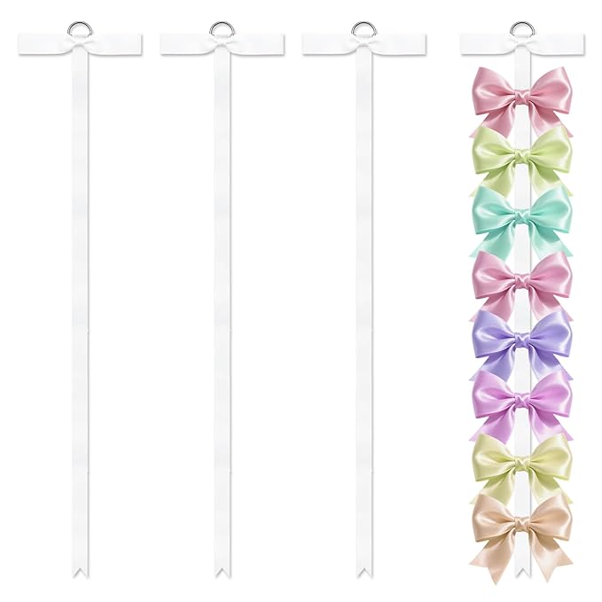 3 Pcs Bow Holder for Girls Hair Bows, Hair Bow Holder for Women, Bedroom Decoration, Dormitory Decoration for Hair Bow Organizer Holder