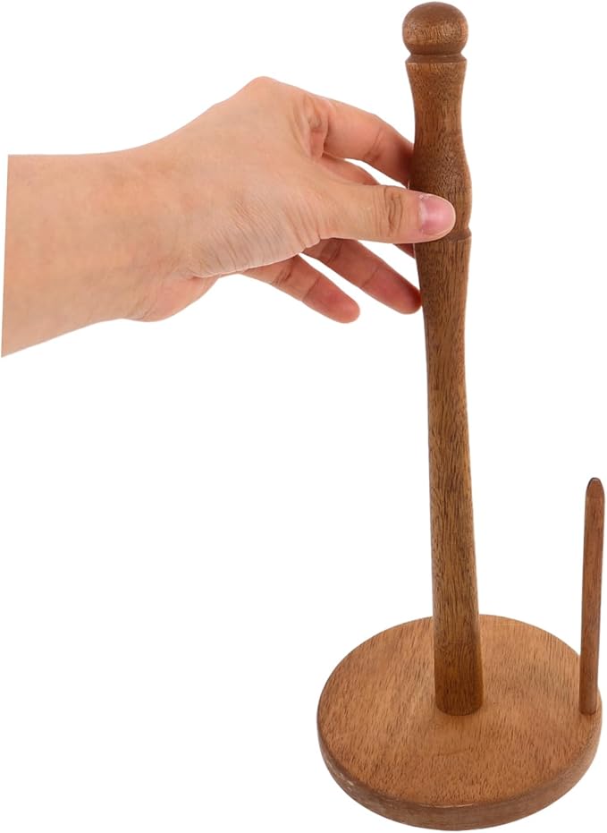 Wooden Hair Accessories Organizer Stand Vertical Scrunchies Holder for Jewelry Hair Ties Desktop Storage Japanese Design for Bedroom Bathroom Decor