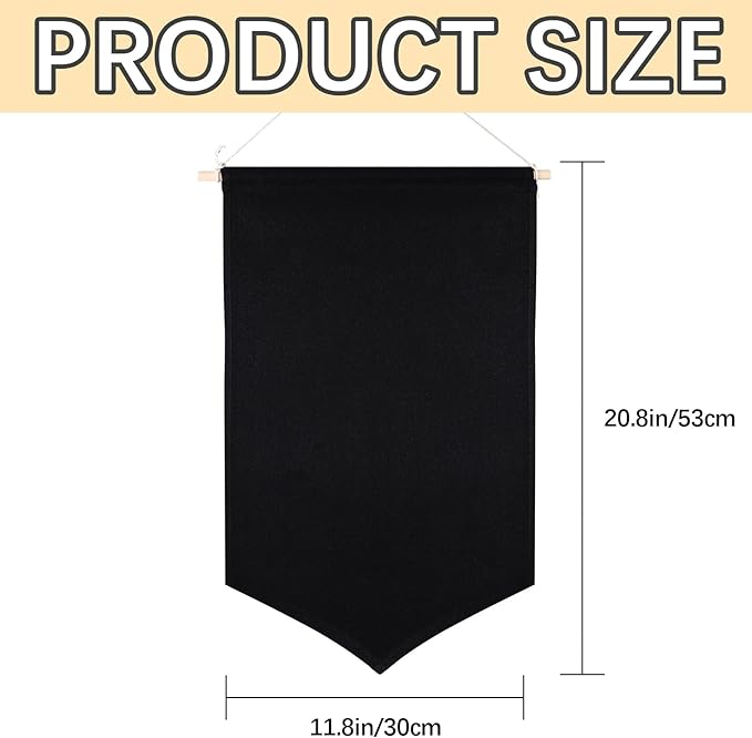 5 PCS Canvas Banners Wall Hanging Brooch Jewelry Storage Case Stand Enamel Pin Display, Sublimation blank Banner,Holder Earrings Necklace Pin Collection Organizer