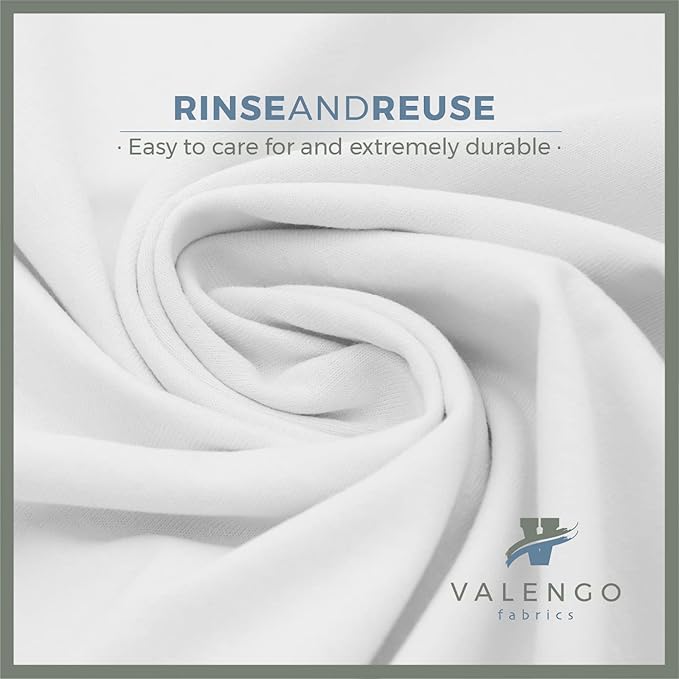 VALENGO New Lint Free Rags – 100% Cotton Cloth, Soft T-Shirt Rags, Lint Free Cloth for Staining Wood, Cast Iron, Dusting, Polishing, Painting and Cleaning – Reusable & Absorbent – 17”x17” (Pack of 28)