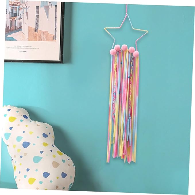 Star Hair Clip Storage Belt Hair Accessory Organizer for Girls Hanger Barrette Holder