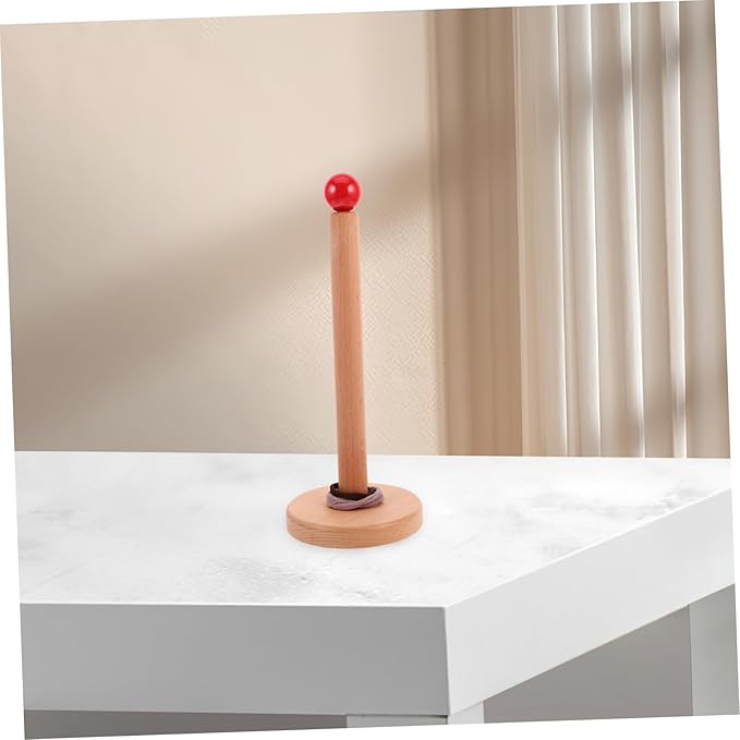 Solid Wood Jewelry Storage Rack Hair Accessories Organizer Hair Tie Holder Stand