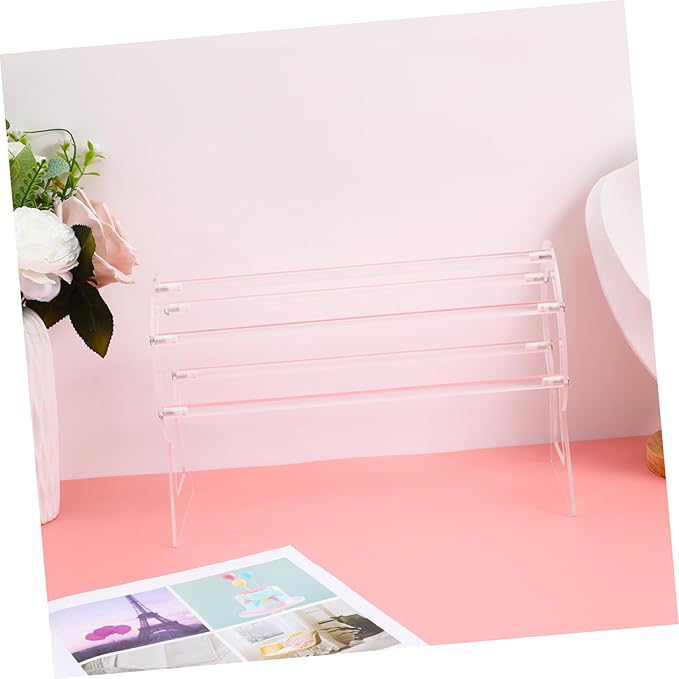 Acrylic Headband Holder Display Stand for Women Hair Accessory Organizer for Home Shops Space-saving Headwear Rack Simplifies Hair Accessory Storage Keeps Your Collection Neat