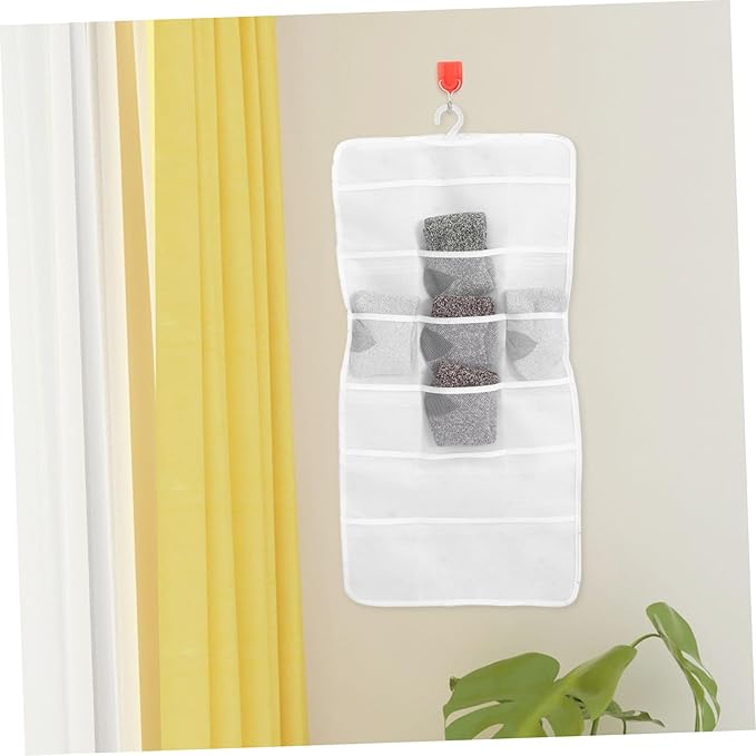 Hanging Hair Accessories Organizer Wall Pouch for Headbands Hair Clips Bows Non Woven Storage for Bedroom Restroom for Daily Use
