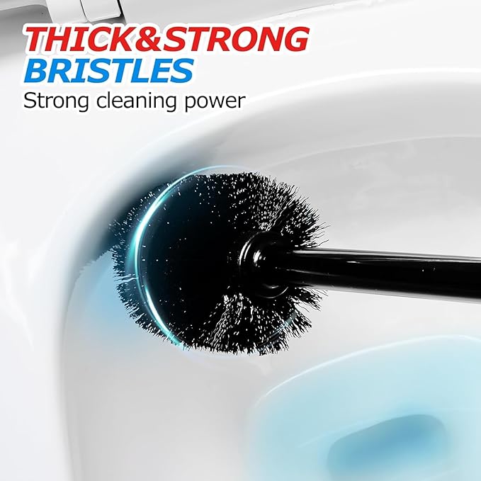 3 in 1 Toilet Brush and Plunger Set,Toilet Bowl Brush Plunger Set,Toilet Brush Plunger Combo,Cleaning Brush,Cleaning Supplies, Crevice Cleaning Brush, Bathroom Cleaning Tools