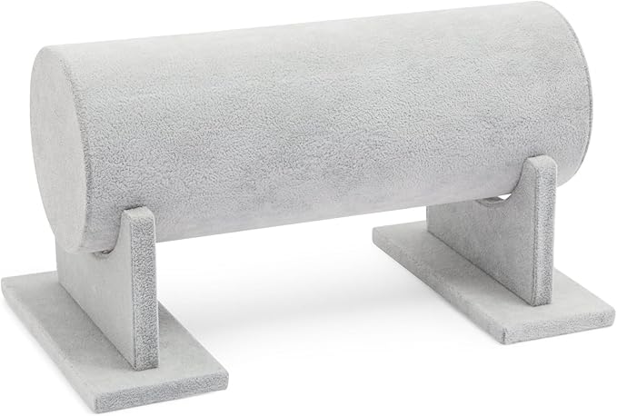 Juvale Velvet Headband Holder & Organizer Stand for Girls and Women Storage Rack for Hair Accessories, Perfect for Display, Organization, and Easy Access - 2Pack (Gray)