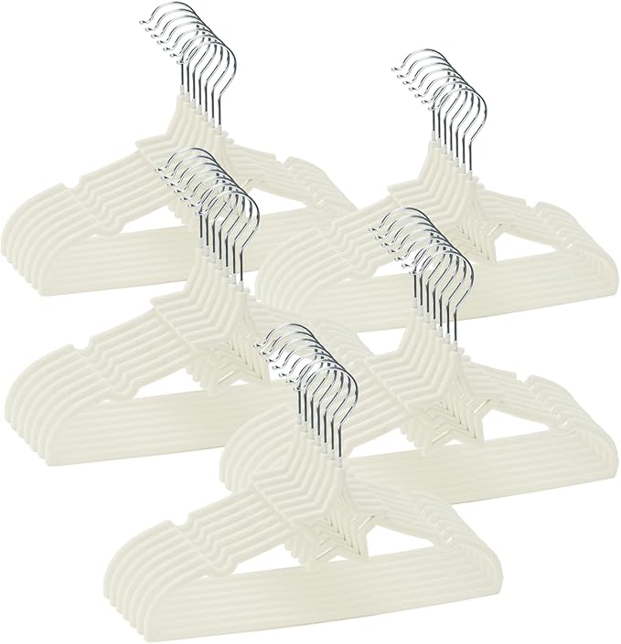 GoodtoU Baby Hangers, Velvet Hangers Kids Hangers 50 Pack for Toddler Infant Childrens Child Small Coats Pants Clothes Closet Organizers and Storage 12.6 Inch