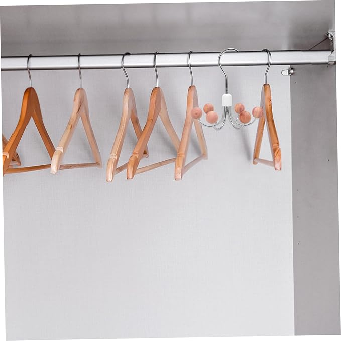 iplusmile Rotatable Hook Belt and Accessories Organizer Multifunctional Closet Storage Rack for Scarves Ties Shoes and Belts Color Space Saving Rotating Hook for Home and Outdoor Use