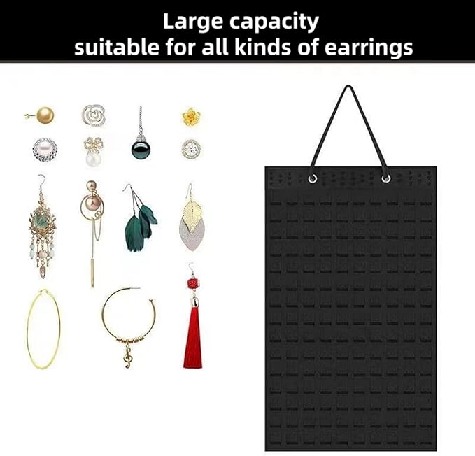 Hanging Claw Clip Organizer for Women Large Capacity Hair Bows Holder Hair Accessories Storage for Sunglasses, Hair Clips, Jewelry, Headbands, Claw Clips Organizer