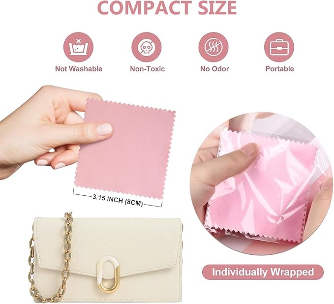 Hanging Jewelry Organizer with 10 Silver Polishing Cloths, Jewelry Holder with 156 Holes and 160 Grooves for Earring, Necklaces, Bracelet with Rotating Hanger, Easy Assembly (Clear)