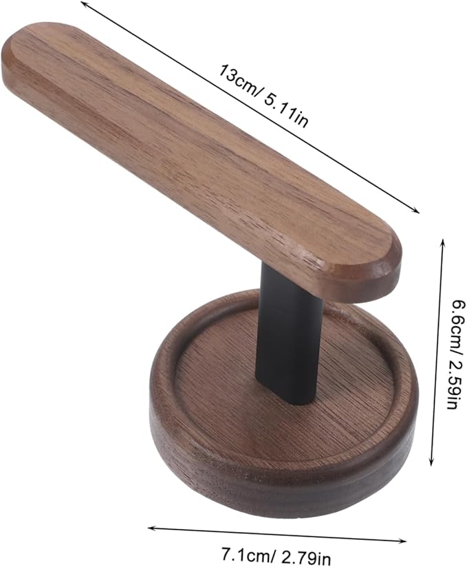 Cabilock Hair Accessory Organizer Wall Scrunchie Holder Wooden Scrunchie Storage Wall Hook for Decor