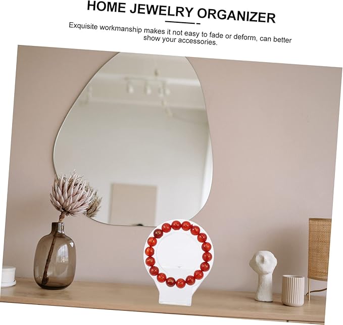 6pcs Acrylic Jewelry Display Stand for Bracelets Bangles and Prayer Beads Accessories Organizer for Home Store and Events