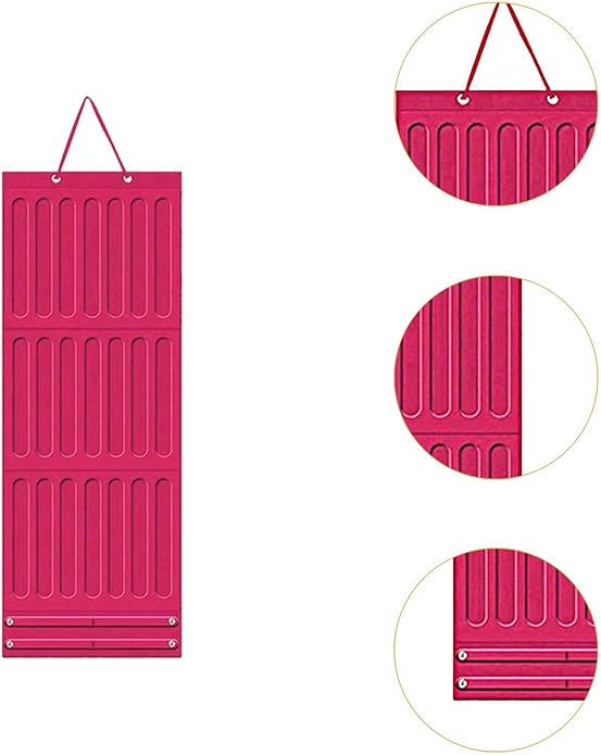 Hair Accessory Organizer Storage Wall Mount Wall Hanging Decor Hair Claw Clip Holder for Closet Door Room Barrettes Headwear
