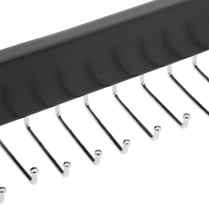 BESPORTBLE Wall Mounted Belt Hanger with 20 Hooks, Rotatable Metal Tie and Belt Organizer Rack for Men’s Closet Storage, Multifunctional Hanging Accessory Organizer for Entryway and Bedroom