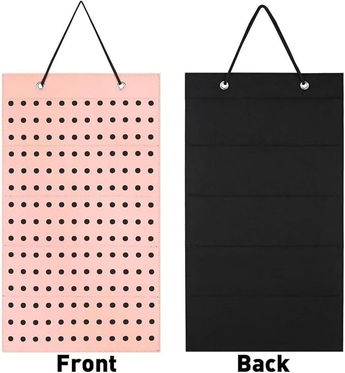 Hanging Claw Clip Organizer for Women Large Capacity Hair Bows Holder Hair Accessories Storage for Sunglasses, Hair Clips, Jewelry, Headbands, Claw Clips Organizer