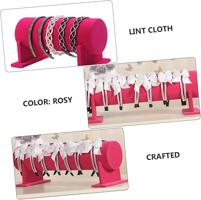 Beaupretty 1Pc Lint Cloth Hair Tie Display Rack Scrunchie Holder Stand for Hair Accessories Organizer for Home and Shop Decor
